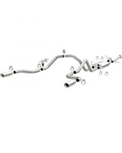 MagnaFlow 14 Toyota Tundra V8 4.6L/5.7L Stainless Cat Back Exhaust Dual Split Rear Exit buy in USA