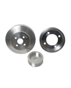 1994-1995 Mustang 5.0 Underdrive Pulley Kit - Lightweight CNC Billet Aluminum (3pc) buy in USA