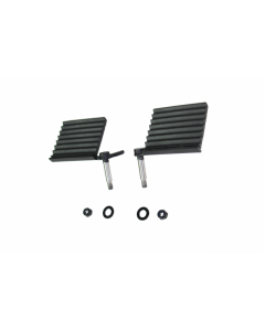 Fishbone Offroad 76-06 Jeep CJ YJ TJ Wrangler Foot Peg Set Gloss - Black buy in USA