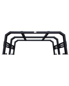 Fishbone Offroad 20+ Jeep Gladiator Bed Rack Full Tackle Rack - Black Powdercoat buy in USA