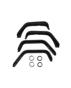 Fishbone Offroad 07-18 Jeep Wrangler Front/Rear Tube Fenders - Aluminum Blk Txtrd Pwdrcoat(Set Of 4) buy in USA