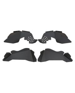 Fishbone Offroad 07-18 Jeep JK Wrangler Front/Rear Inner Fenders -Aluminum - Blk Pwdrcoat (Set Of 4) buy in USA