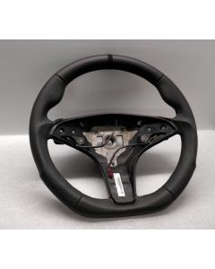 MERCEDES W204 C63 STEERING WHEEL FLAT NEW LEATHER, BAND TIPTRONIC GLK X204 W207 buy in USA