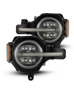 AlphaRex 21-23 Ford Bronco NOVA LED Proj Headlights Alpha-Black w/Activ Light/Seq Signal/DRL buy in USA