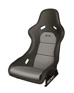 Recaro Classic Pole Position ABE Seat - Black Leather/Pepita Fabric buy in USA