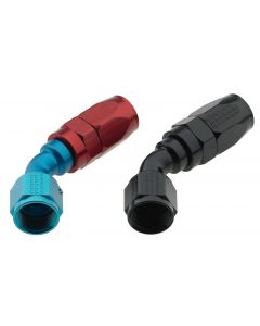 Fragola -4AN x 45 Degree Pro-Flow Hose End - Black buy in USA