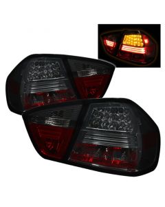 Spyder BMW E90 3-Series 06-08 4Dr LED Tail Lights Smoke ALT-YD-BE9006-LED-SM buy in USA