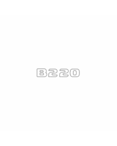 Mercedes-Benz Typkennzeichen an Rückwandtür "B220", B-Klasse W247 buy in USA