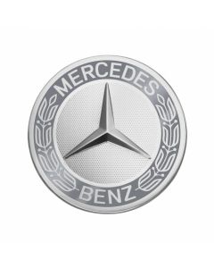 Mercedes-Benz Radnabenabdeckung Stern mit Lorbeerkranz grau, 1 Stück buy in USA