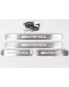 Metallic AMG LED Illuminated Door Sills for Mercedes-Benz W463A/W464 G-Class (4 pcs) buy in USA