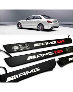 Mercedes Benz AMG C63 Style LED Illuminated Door Sills buy in USA