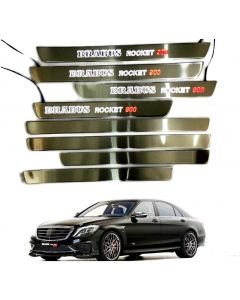 Mercedes-Benz Brabus Rocket 900 W222 S-Class Entrance Moldings LED Illuminated Door Sills Interior Trim Set buy in USA