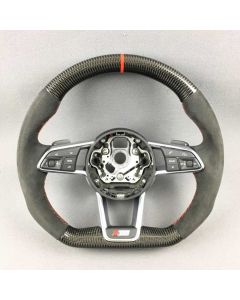 Audi TT RS/R8 2015 S-Line Steering Wheel – Carbon Alcantara buy in USA