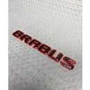 Rear Brabus badge made of carbon fibre in Rocket style