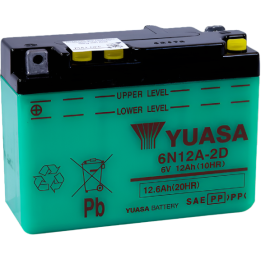 Yuasa 6N12A-2D Conventional 6 Volt Battery
