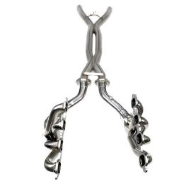 1 7/8' x 3' Long Tube Header & 3' Double Helix X-Pipe Combo For 2014-2019 C7 Corvette