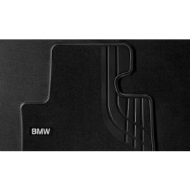 Genuine Front Floor Mats Textile Black