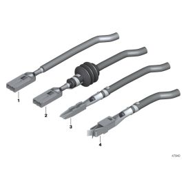 Genuine Contact Socket Terminal SLK 2.8 With Wire 0.25-0.5mm2 12 52 0 007 168