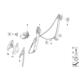 Genuine Door Right O/S Interior Corner Moulding Speaker Grille 51 33 7 199 598