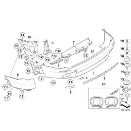 Genuine Rear Paint Protection Foil Black Paintwork 51 12 7 901 996