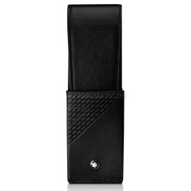 Genuine Montblanc For Meisterst?ck Pen Pouch Black Calf Leather 80 21 2 413 717