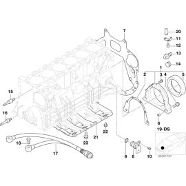 Генератор импульсов коленчатого вала BMW 12 14 1 709 616 - оригинал, для 3-й серии E46, кабриолет, 1999-2003