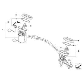 Genuine Fuel Filter Pump Fuel Level Sensor Rubber Seal 16 11 6 763 860
