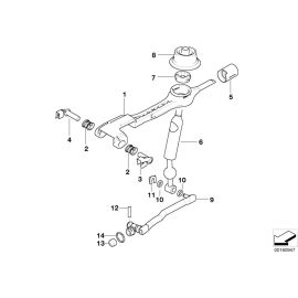 Genuine Gear Shift Selector Rod With Joint 25 11 7 528 395