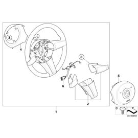 Genuine Airbag Sports Steering Wheel Torx Screw 4 x 12mm 32 30 6 762 922