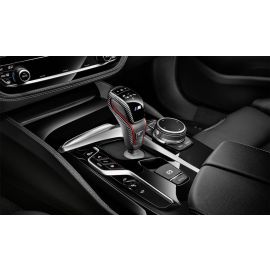 Настоящие М спортивные накладки на переключатель передач BMW 5 серии F90 M5 61 31 2 455 281 оригинал.