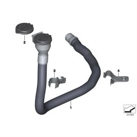 Оригинальная крышка контейнера для мойки стекла BMW 61 66 7 467 951