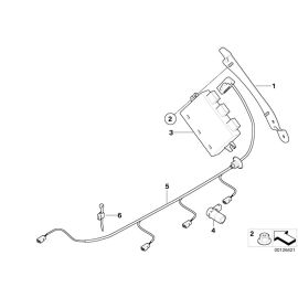 Genuine Rear PDC Parking Distance Control Sensor Ultrasonic 66 20 6 989 081