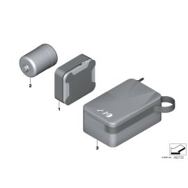 Мешок системы мобильности BMW 71 10 6 874 437, оригинал, для 7 серии G11, 2016 год