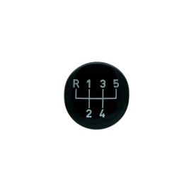 Genuine 5-Speed Gear Knob Badge Emblem Black 25 11 1 221 611
