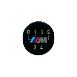 Genuine M 5-Speed Gear Knob Badge Emblem Black 25 11 1 221 613