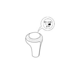 Genuine M Gear Stick Knob Leather+Wood 5 Speed 25 11 2 229 164