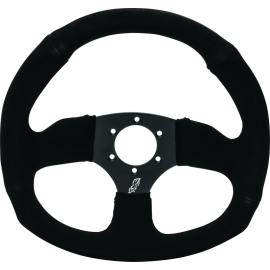 DragonFire Racing Steering Wheels - D-shaped- Suede- Iron Series- 0in offset