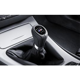 Механическая ручка переключения передач с чехлом из черной кожи для BMW 3 серии E90, артикул 25 11 8 036 629, оригинал от BMW.