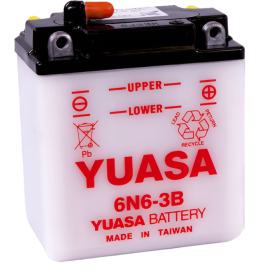 Yuasa 6N6-3B Conventional 6 Volt Battery