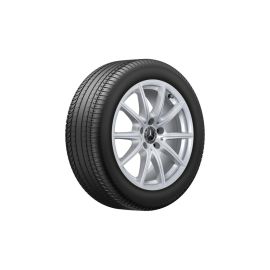 10-spoke wheel, 43.2 cm (17 inch), C-Class, 225/50 R17/, vanadium silver, A20640159007X45