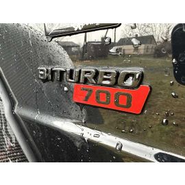 1of1 Expedition 6×6 Fenders Emblem Logo Metallic (2 pcs) for Mercedes W463 6×6