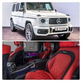 2 Rear Separate Multicontour Seats with a Central Multifunctional Panel for Mercedes-Benz W463A W464