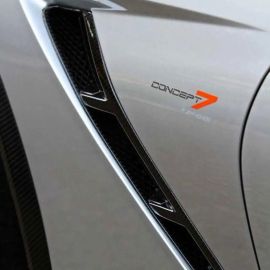 Chevrolet Corvette C7 Carbon Fiber Front Fender Gills