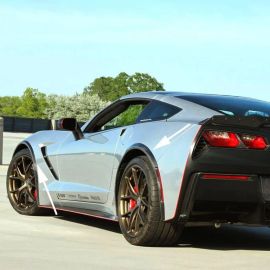 Chevrolet Corvette C7 Carbon Fiber Front & Rear Fender Flares