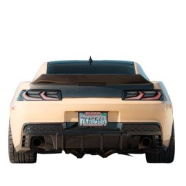 2014-2015 Chevy Camaro Evo Style Shark Fins Rear Diffuser Quad/Single Tips