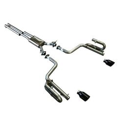 2015-23 Dodge Charger Solo Performance Super Track Pack Cat-Back Exhaust with Black Tips