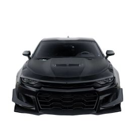 2019-2025 Chevy Camaro ZL1 1LE Track Package Front Bumper Conversion 13pcs Full Kit Flat BLK for RS Headlights