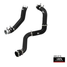 2020-2023 Silverado/Sierra 6.6L Duramax L5P aFe BladeRunner Aluminum Hot and Cold Charge Pipe Kit