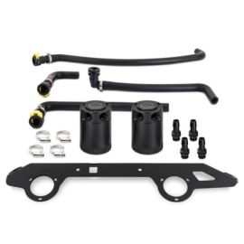 2021+ Bronco 2.7L Ecoboost Baffled Dual Oil Catch Can Kit | Mishimoto