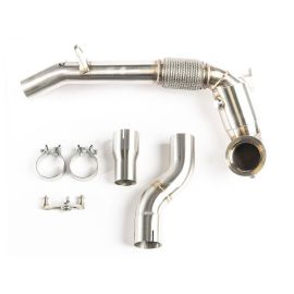 2022+ VW GTi / Audi A3 EVO4 FWD CTS 3.5 Catted High Flow Stainless Downpipe
